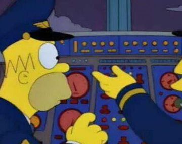 Homero Simpson está en el país y así sorprendió a los pasajeros de un vuelo de Aerolíneas