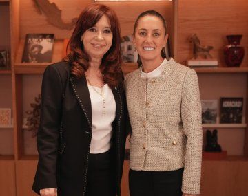 Cristina Fernández de Kirchner y Claudia Sheinbaum