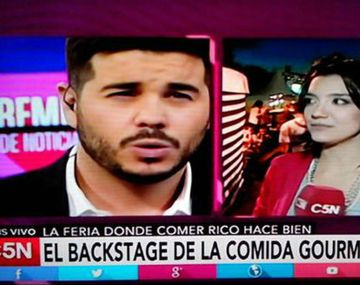 Así volvió Nicolás Magaldi a la pantalla de C5N