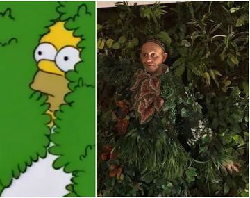 Homero Simpson y el rabino Sergio Bergman