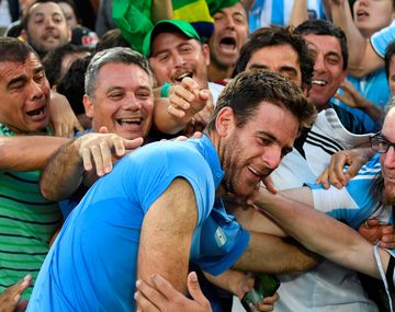 Las fotos del duelo entre Del Potro y Nadal