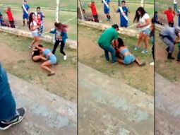 Se enteraron de que salían con el mismo futbolista y se agarraron a piñas