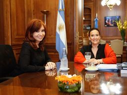 Cristina Kirchner se reunió con Gabriela Michetti por la transición en el Senado
