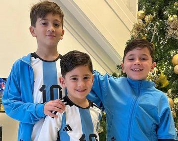 La tierna foto de los Messi rumbo al Mundial de Qatar 2022