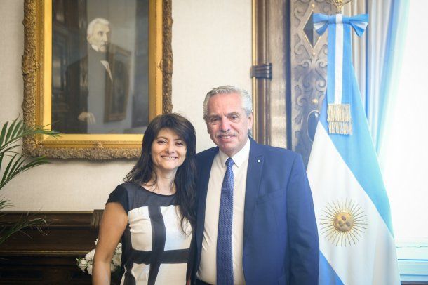 Alberto Fernández recibió en Casa Rosada a la nueva interventora del Inadi