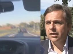 Giuliano grabó un robo en la autopista Rosario - Buenos Aires Giuliano grabó un robo en la autopista Rosario - Buenos Aires