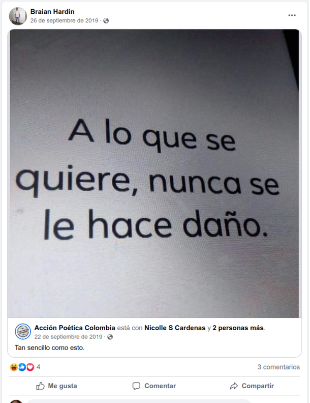 Femicidio de Paula García: así eran los sugestivos posteos de su novio en Facebook