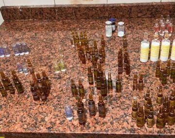 Las drogas halladas en el domicilio del fallecido.