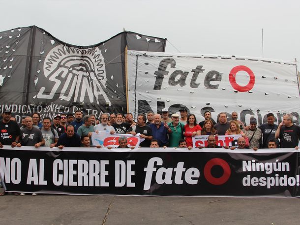La Justicia le dio la razón a los trabajadores de FATE y frenó el desalojo de la planta