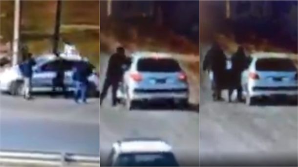VIDEO: arrastró a un policía al intentar huir de un control