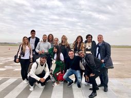 Los jugadores del Barcelona y sus esposas, listos para la boda de Messi Los jugadores del Barcelona y sus esposas, listos para la boda de Messi