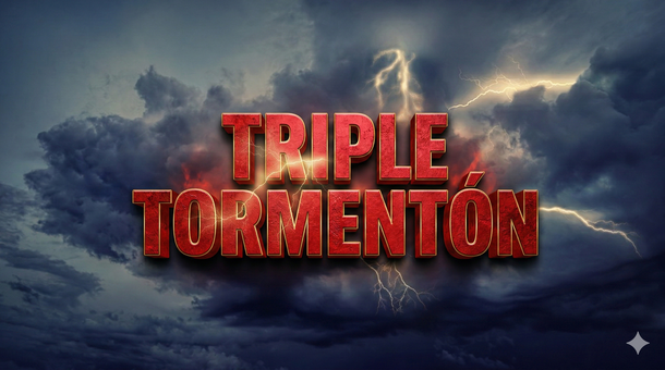 Triple tormentón de tres días