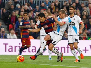 Pese al golazo de Messi, el Barça se durmió y el Deportivo llegó al empate