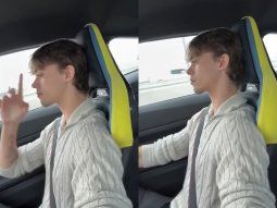 Polémica en redes: Felipe Fort se filmó manejando a alta velocidad en EEUU