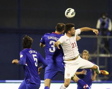Eliminatorias: Croacia le ganó a Serbia en un partido histórico