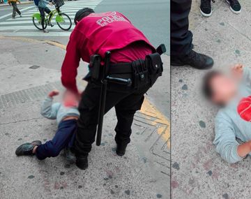 Así detuvo la Policía de la Ciudad al nene