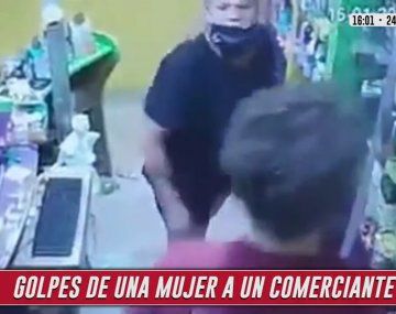 San Luis: mujer golpeó a un comerciante que maltrató a su hija