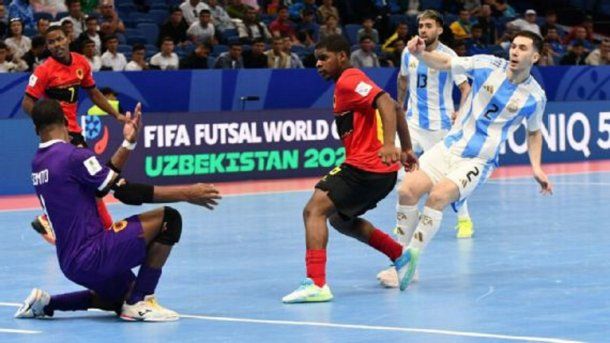 Argentina goleó a Angola y pasó a octavos del Mundial de Futsal.