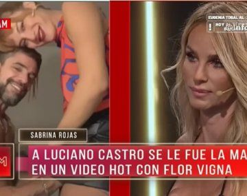 Sabrina Rojas disparó fuerte contra Flor Vigna tras la picante foto con Luciano Castro