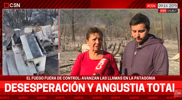 Incendios en Chubut: el drama de perderlo todo contado por sus protagonistas