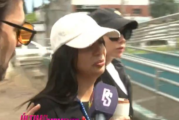 Visiblemente angustiada, Daniela Celis habló de Thiago Medina a la salida del hospital: Al dios que crean...