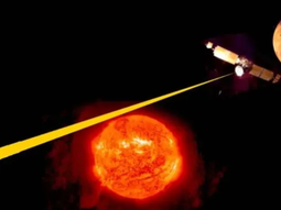 La misión en el que lanzó un rayo láser contra un objetivo a millones de kilómetros. La misión en el que lanzó un rayo láser contra un objetivo a millones de kilómetros.