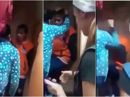 Imágenes del video grabado con un celular que se viralizó Imágenes del video grabado con un celular que se viralizó