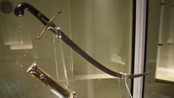El sable de San Martín está en el Museo Histórico Nacional El sable de San Martín está en el Museo Histórico Nacional