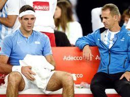 Del Potro, por el segundo punto de la serie ante Croacia Del Potro, por el segundo punto de la serie ante Croacia