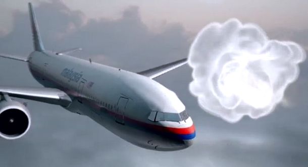 VIDEO: Así fue la explosión que causó el accidente del vuelo MH17 de Malaysia Airlines