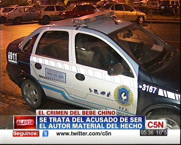 Detuvieron al presunto asesino del bebe chino de Rafael Castillo