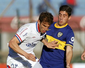 Mientras presentaban a Riquelme