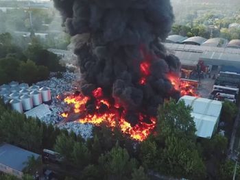 Los impactantes videos del incendio en Pacheco