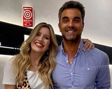 Laurita Fernández y su exnovio Claudio Brusca.