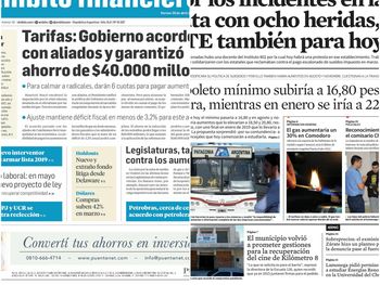 Tapas de diarios del viernes 20 de abril de 2018