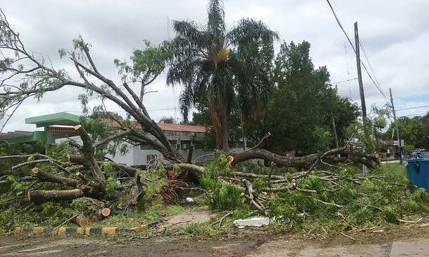 Un tornado generó graves daños en una ciudad de Corrientes