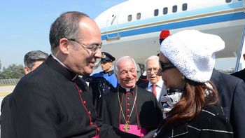 cfk llego a roma para la segunda audiencia con el papa cfk llego a roma para la segunda audiencia con el papa