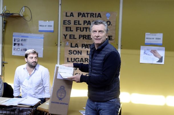 Macri votó en una escuela de Palermo