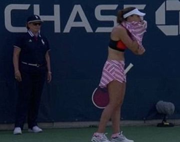 ¿Machismo en el US Open? Sancionaron a una jugadora por exhibicionismo y hay indignación