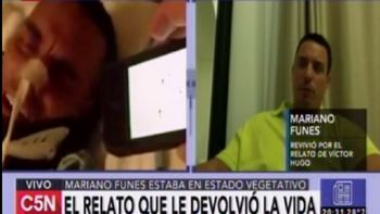 Reaccionó gracias al relato de Victor Hugo del gol de Maradona Reaccionó gracias al relato de Victor Hugo del gol de Maradona