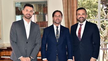 El presidente Luis Lacalle Pou valoró positivamente la histórica relación bilateral entre ambos países. El presidente Luis Lacalle Pou valoró positivamente la histórica relación bilateral entre ambos países.