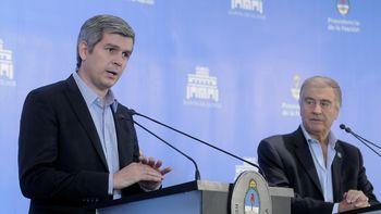 Marcos Peña y Oscar Aguad dan explicaciones sobre el polémico acuerdo Marcos Peña y Oscar Aguad dan explicaciones sobre el polémico acuerdo