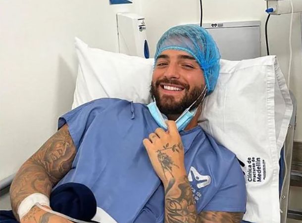 El mensaje de Maluma a sus fans luego de ser operado