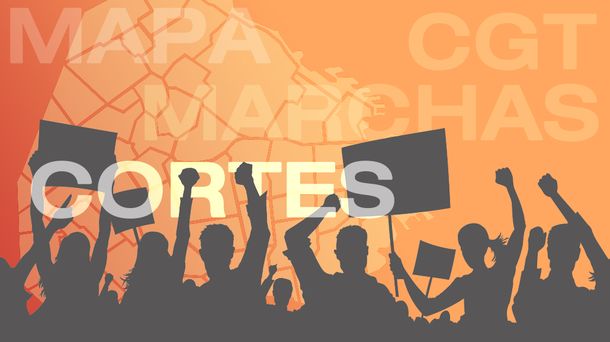 El mapa de la marcha de la CGT contra el gobierno de Macri