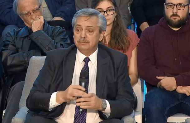 Alberto Fernández en Ciudad Universitaria