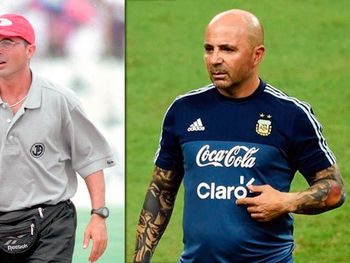 De la riñonera a la ropa ajustada, la metamorfosis de Jorge Sampaoli