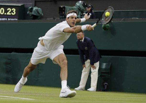 Juan Martín Del Potro será cabeza de serie en Wimbledon