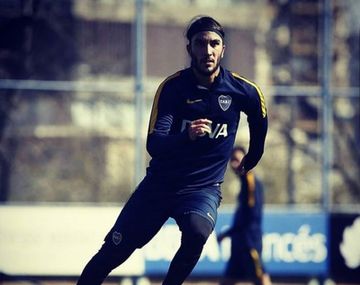 Sebastián Pérez en Boca - Crédito: Instagram sebastianperez_24