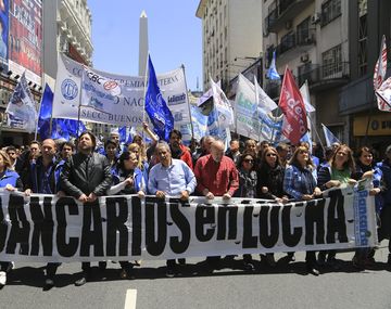 Encabezados por Sergio Palazzo, los bancarios reclaman un aumento por encima de la pauta oficial