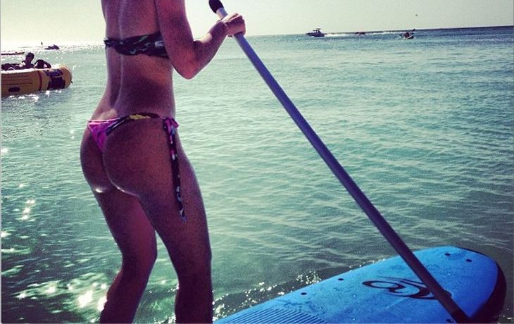 Las vacaciones exóticas de Eugenia Lemos